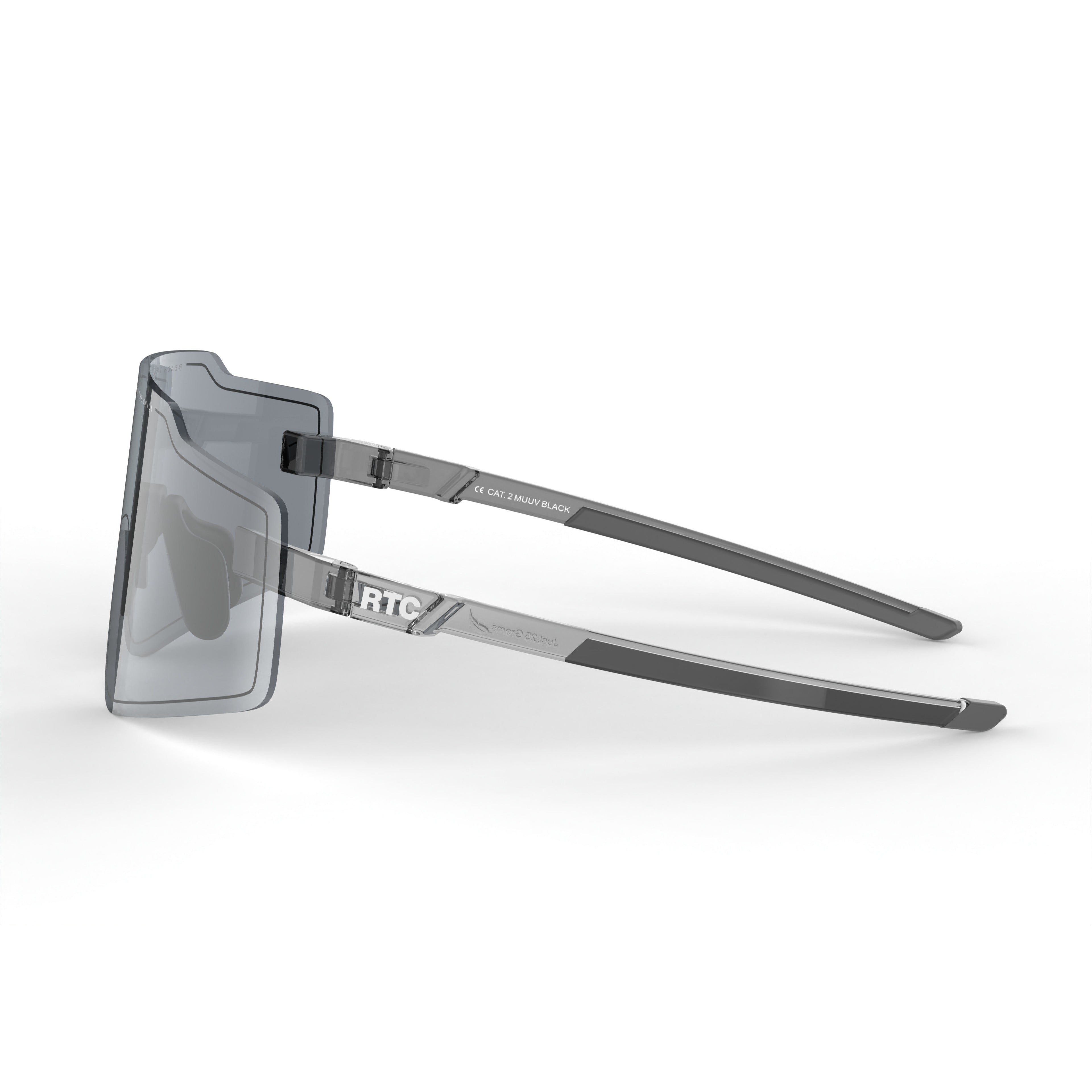 MUUV NERO — Lente Nera / Montatura Nera Cristallo