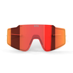 MUUV ROSSO — Lente Rossa / Montatura Bianca